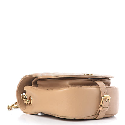 Chanel Calfskin Quilted Messenger Flap Beige 4 of 13