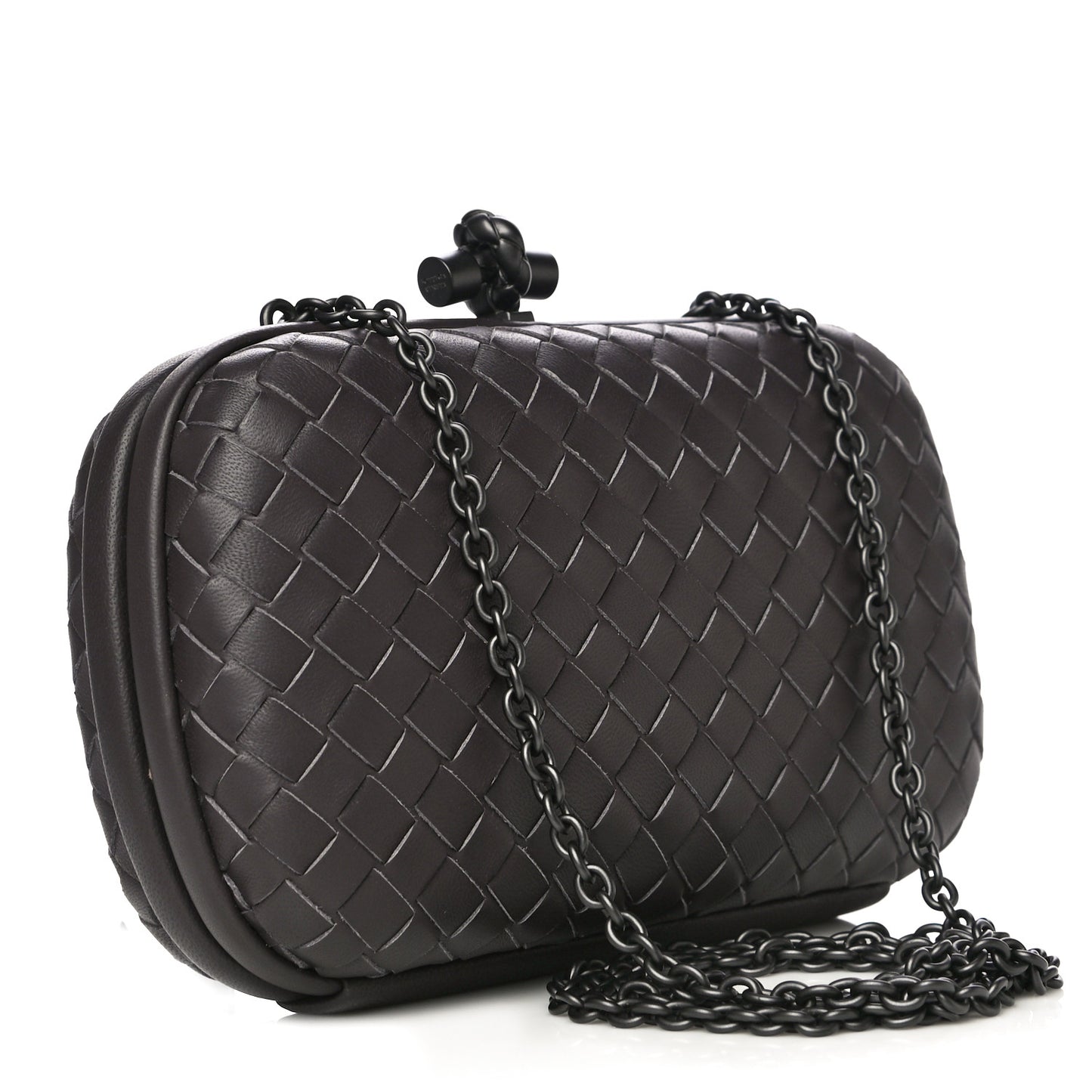 Nappa Intrecciato Chain Knot Clutch Quetsche