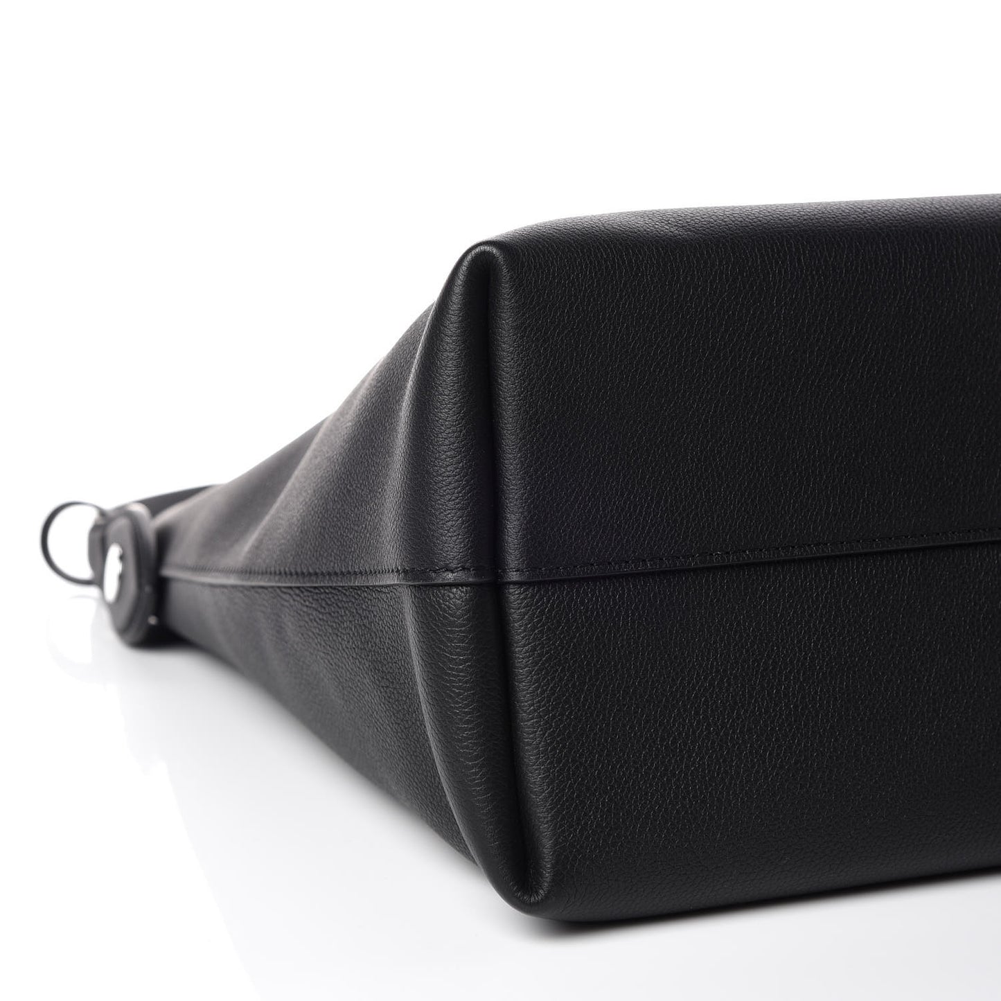Calfskin Lockme Hobo Black