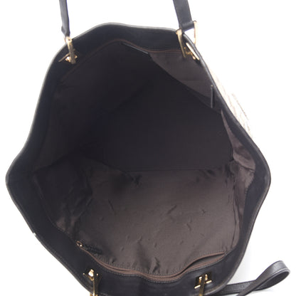 Gucci Monogram Large Bucket Tote Dark Brown 4 of 10