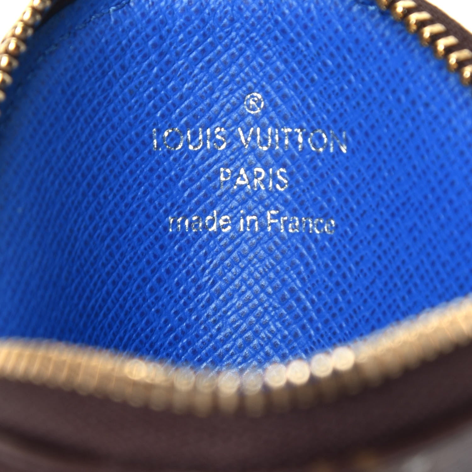 Louis Vuitton Monogram 2019 Christmas Animation Round Coin Purse Blue 6 of 7