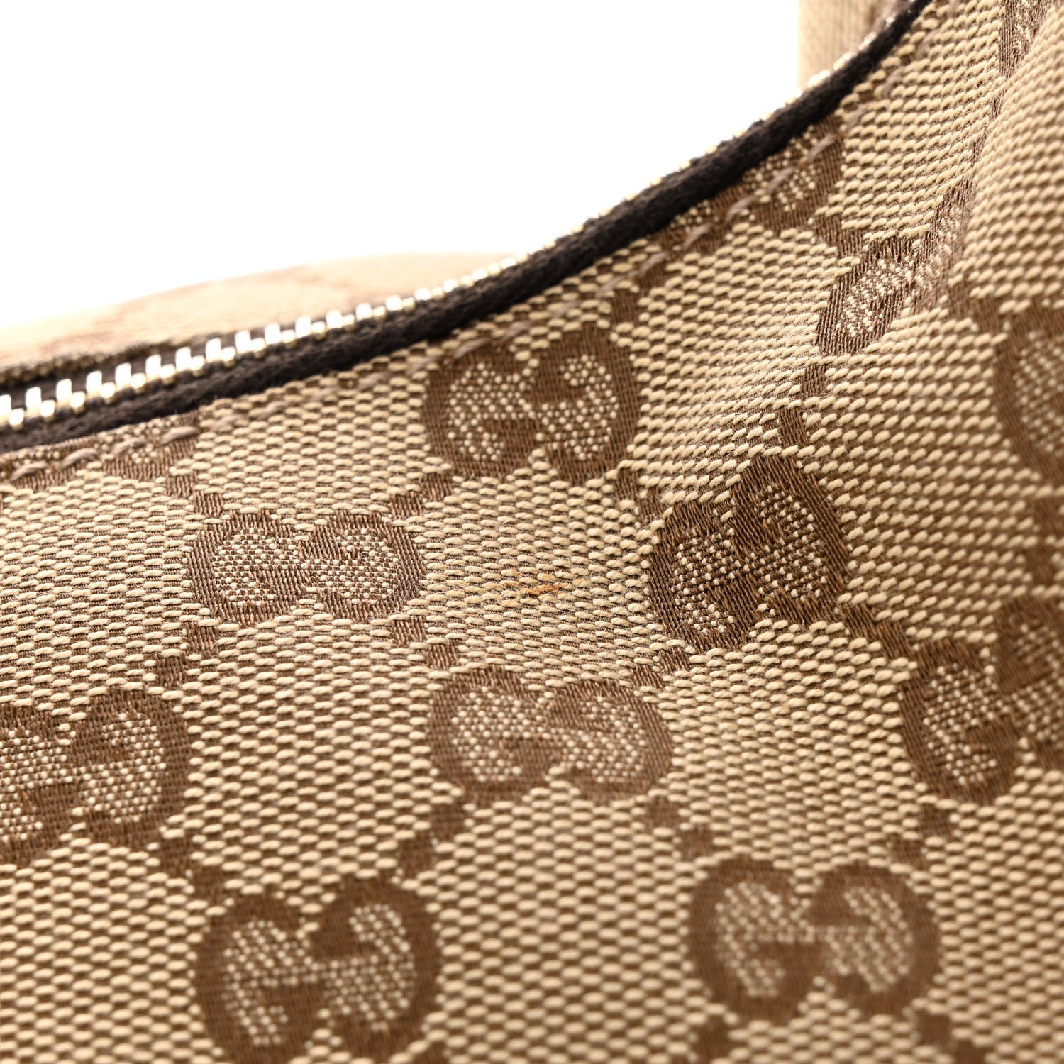 Gucci Monogram Medium Horsebit Chain Hobo Dark Brown 11 of 11