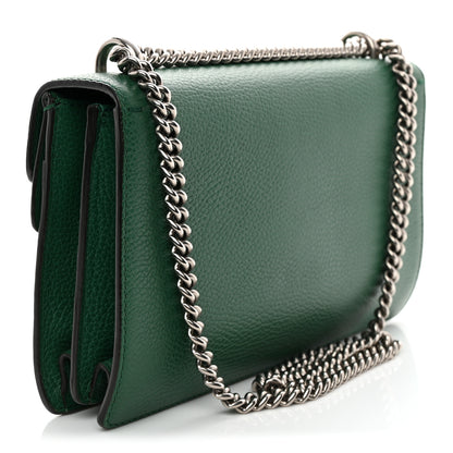 Gucci Pebbled Calfskin Small Dionysus Shoulder Bag Emerald 3 of 10