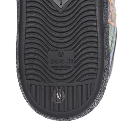 Gucci GG Supreme Monogram Psychedelic Mens High Top Sneakers 10 Black Multicolor 7 of 8