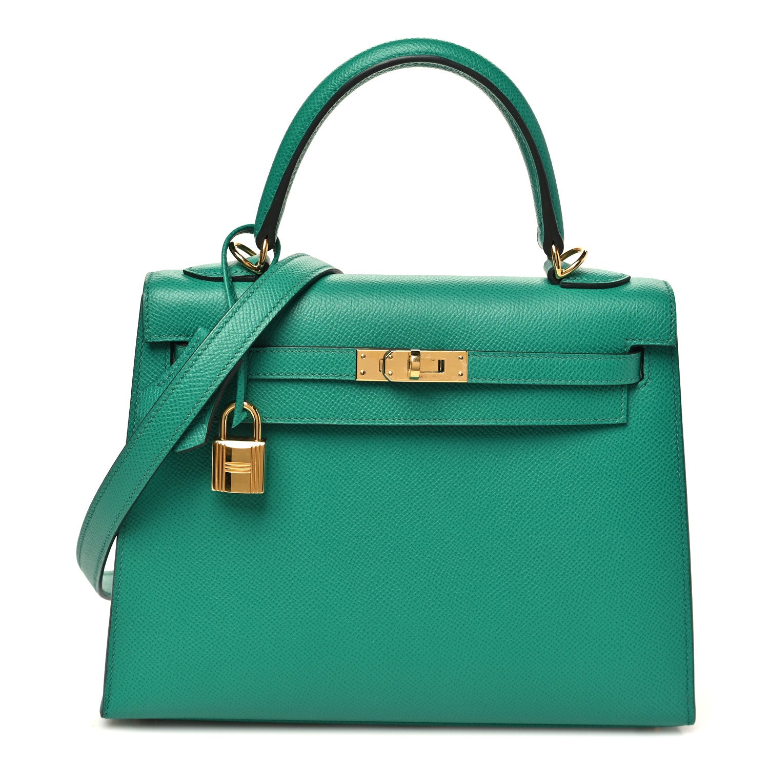 Hermes Epsom Kelly Sellier 25 Vert Jade 1 of 11