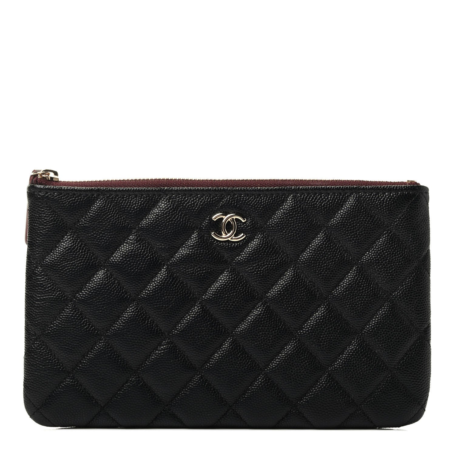 Chanel Caviar Quilted Cosmetic Case Black 1 of 4