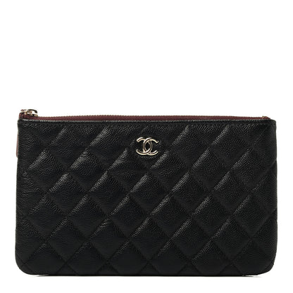 Chanel Caviar Quilted Cosmetic Case Black 1 of 4