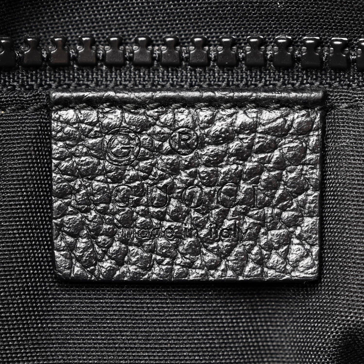 Gucci Nylon Monogram Mini Flat Messenger Bag Black 6 of 10