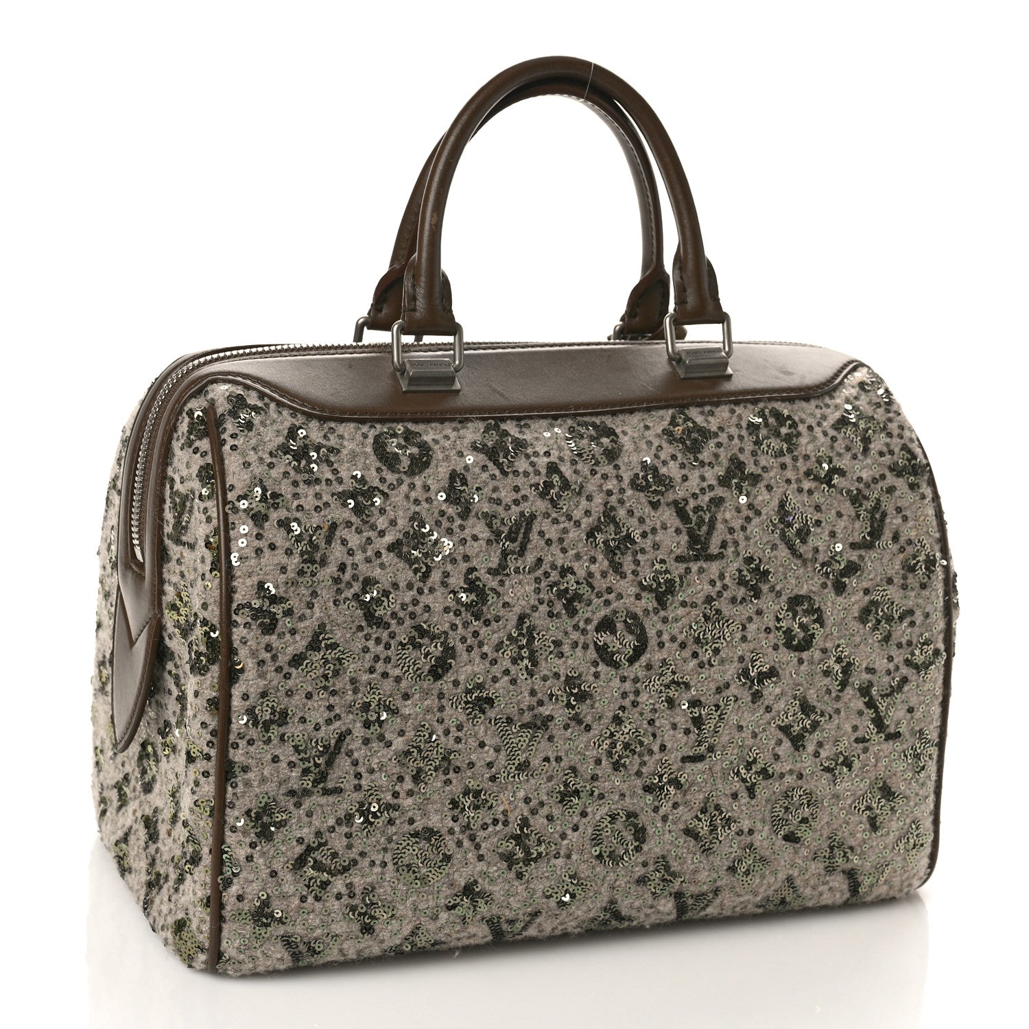 Louis Vuitton Sequin Monogram Sunshine Express Speedy Kaki 3 of 9