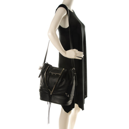 Balenciaga Veau Papier Classic Hardware Drop Bucket Bag Black 2 of 7