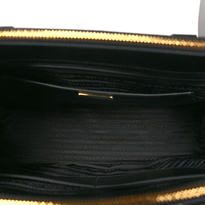 Prada Saffiano Lux Large Galleria Double Zip Tote Black 5 of 9