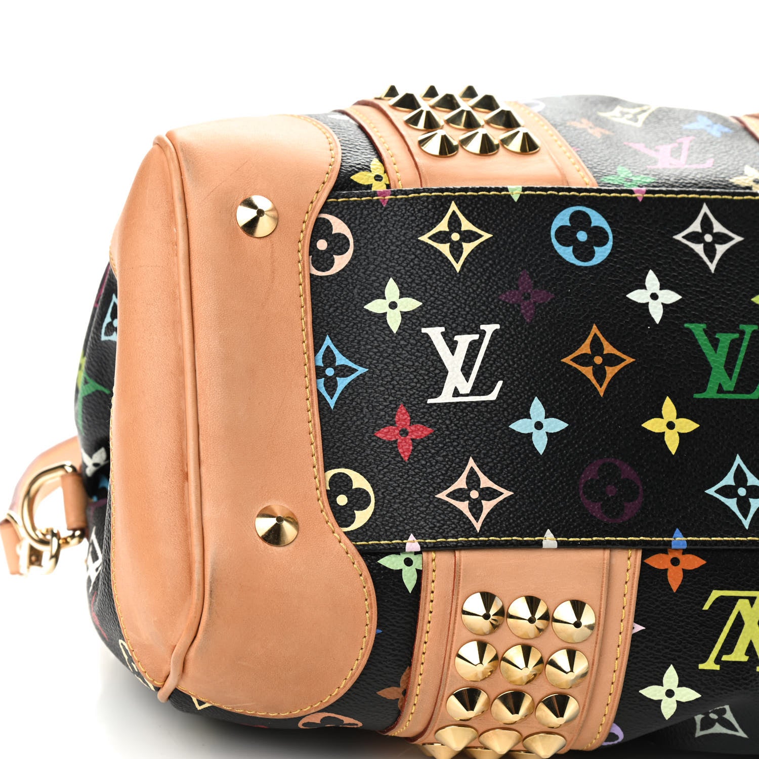 Louis Vuitton Monogram Multicolor Courtney MM Black 7 of 10