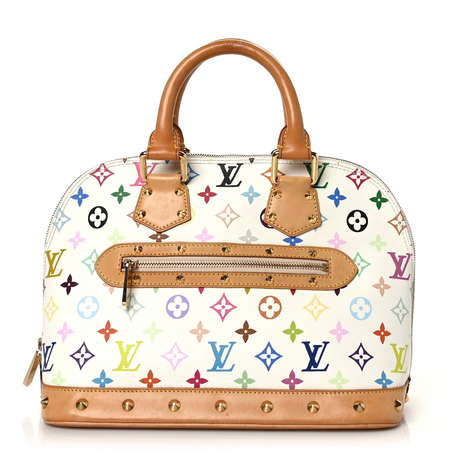 Louis Vuitton Monogram Multicolor Alma White 1 of 9
