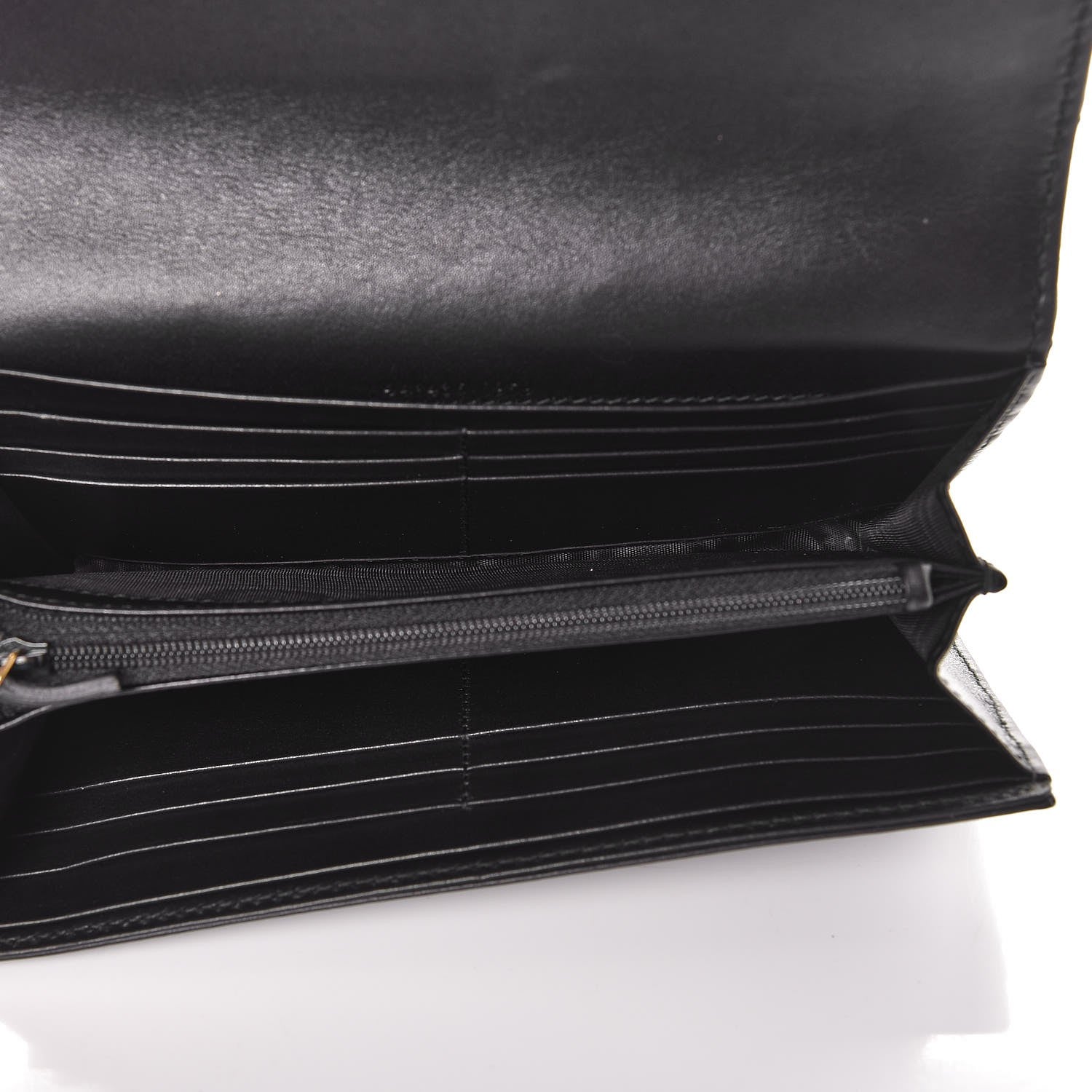 Gucci Calfskin Matelasse GG Marmont Continental Wallet Black 5 of 8