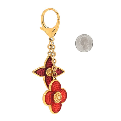 Louis Vuitton Metal Resin Mosaique Bag Charm Red 2 of 4