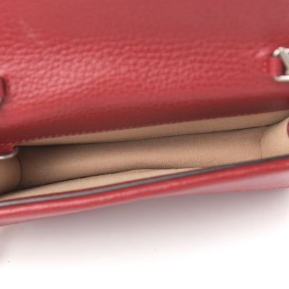 Gucci Calfskin Super Mini Dionysus Shoulder Bag Hibiscus Red 5 of 10
