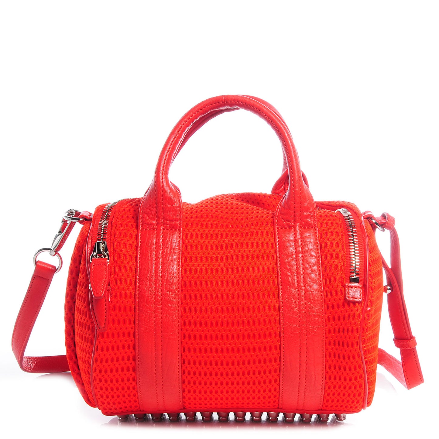 Mesh Rockie Cola w Rhodium Hardware