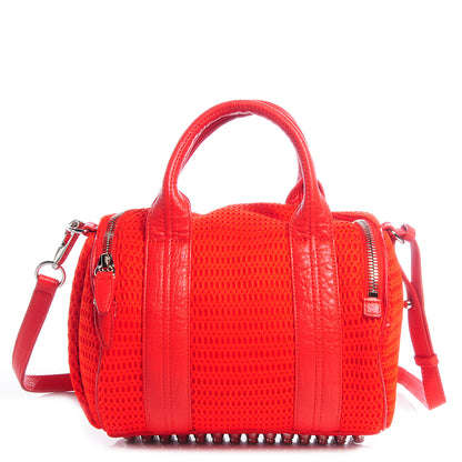 Alexander Wang Mesh Rockie Cola w Rhodium Hardware 1 of 8