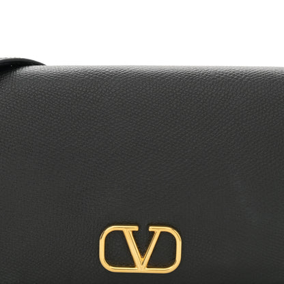 Valentino Garavani Grainy Calfskin Vlogo Pouch With Chain Black 7 of 10