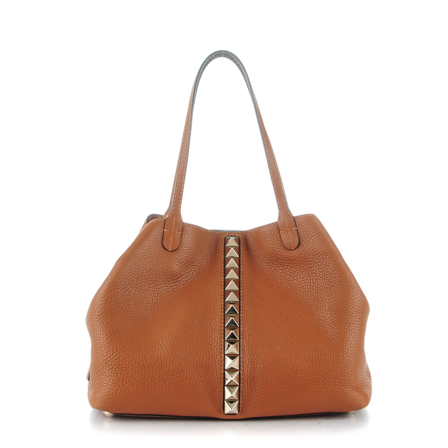 Grained Calfskin Va Va Voom Tote Cognac