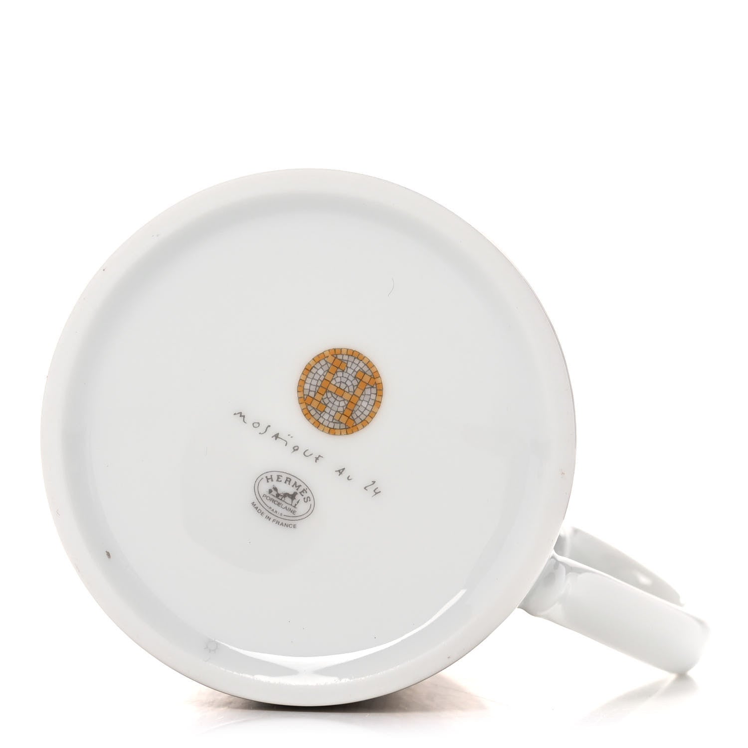 Hermes Porcelain Mosaique au 24 Mug Gold 5 of 9