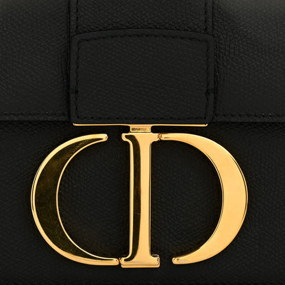 Christian Dior Grained Calfskin 30 Montaigne Flap Bag Black 13 of 14