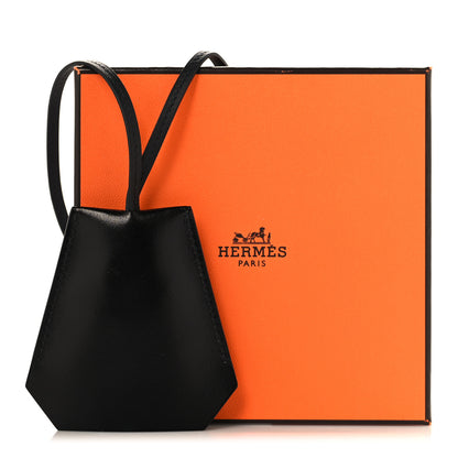 Hermes Box Clochette Long Necklace Black 5 of 5