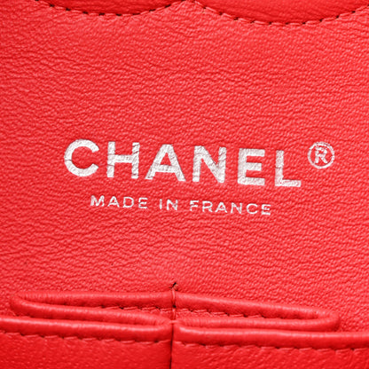 Chanel Patent Calfskin Quilted Medium Double Flap Red 6 of 12