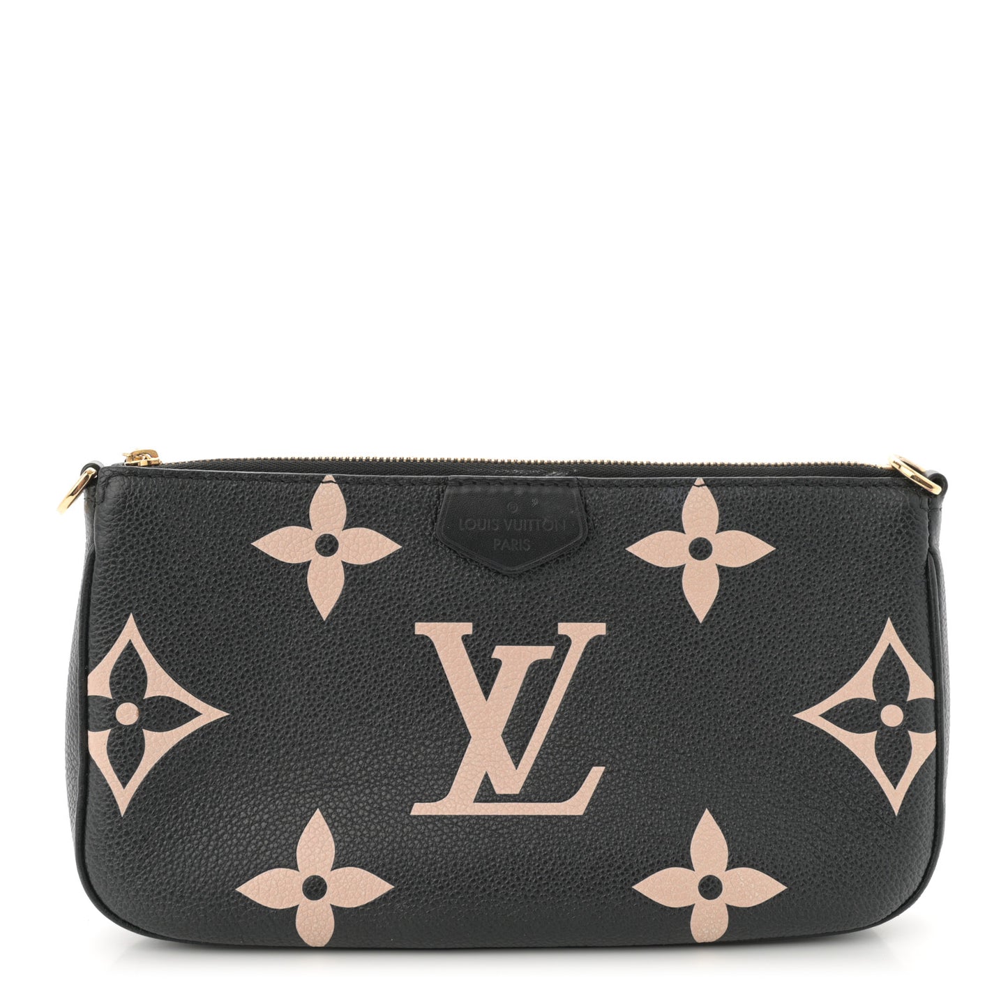 Empreinte Monogram Giant Multi Pochette Accessories Large Pochette Black Beige