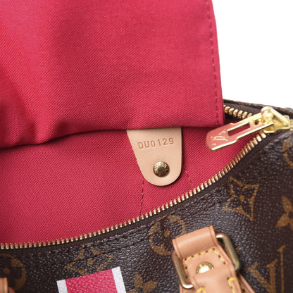 Louis Vuitton Monogram My LV Heritage Speedy Bandouliere 25 Fuchsia White 6 of 11