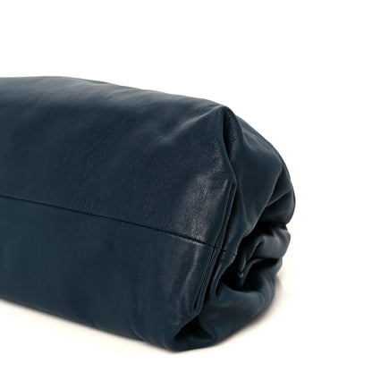 Bottega Veneta Smooth Butter Calf The Pouch Oversized Clutch Deep Blue 12 of 12
