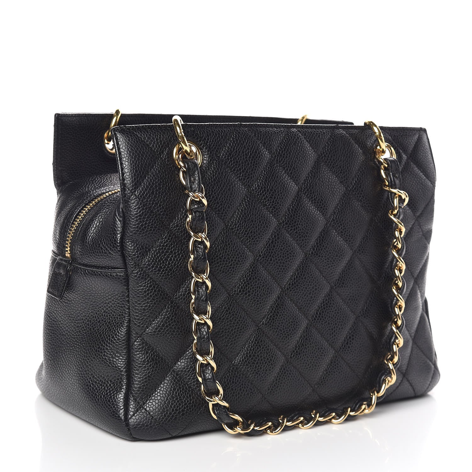 Chanel Caviar Quilted Petit Timeless Tote PTT Black 3 of 11