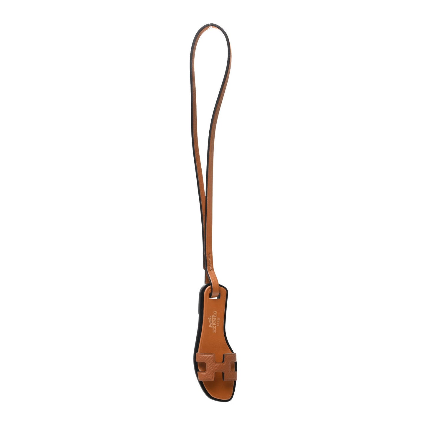 Epsom Butler Calfskin Hunter Oran Nano Bag Charm Gold