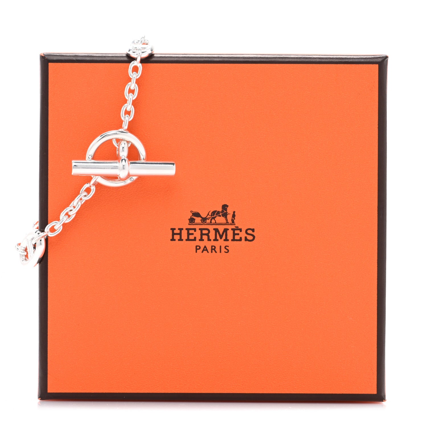 Hermes Sterling Silver Farandole Bracelet 4 of 4