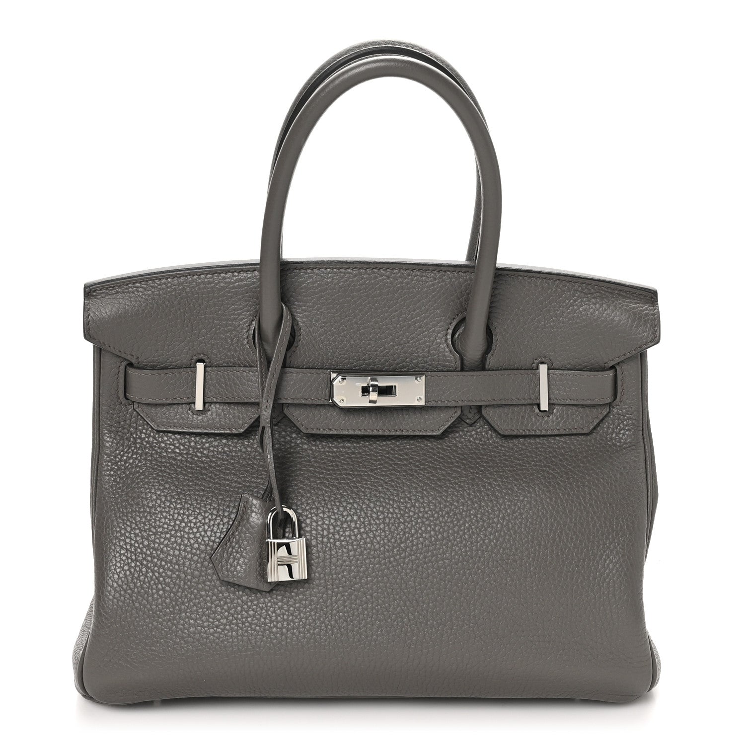 Hermes Togo BIRKIN 30 Etain 1 of 10
