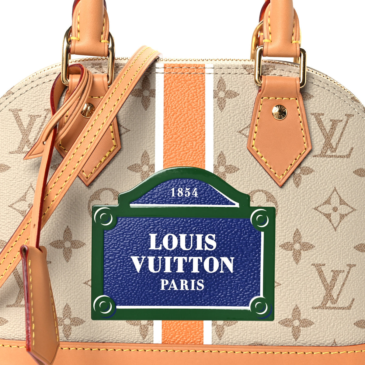 Louis Vuitton Monopaname Alma BB Beige Ocher 7 of 9
