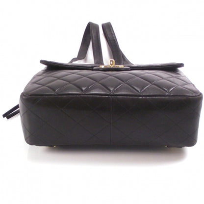 Chanel Lambskin Quilted Backpack Black 4 of 15