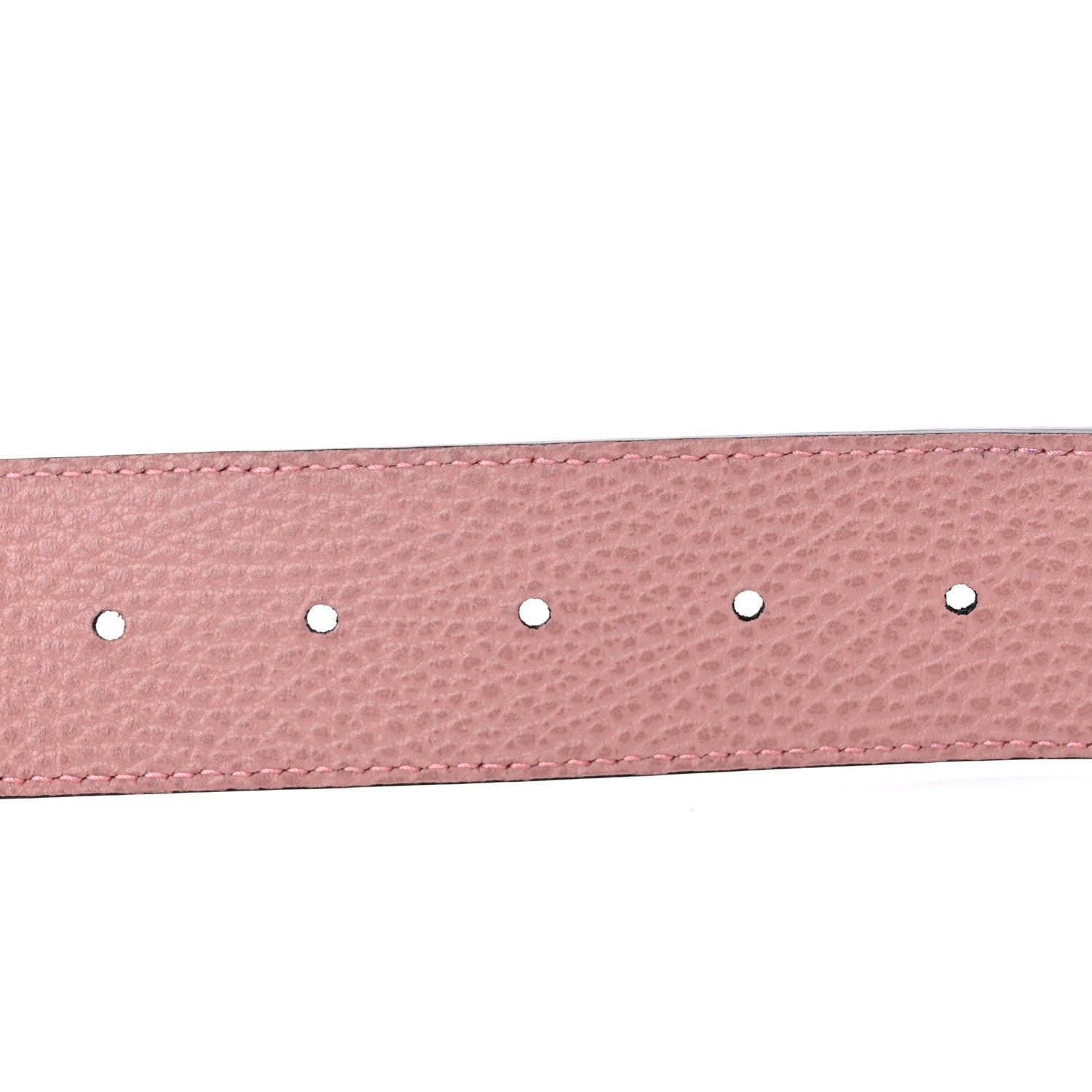 Gucci Calfskin 1973 Reversible Belt 80 32 Black Pink 4 of 4