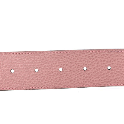 Gucci Calfskin 1973 Reversible Belt 80 32 Black Pink 4 of 4