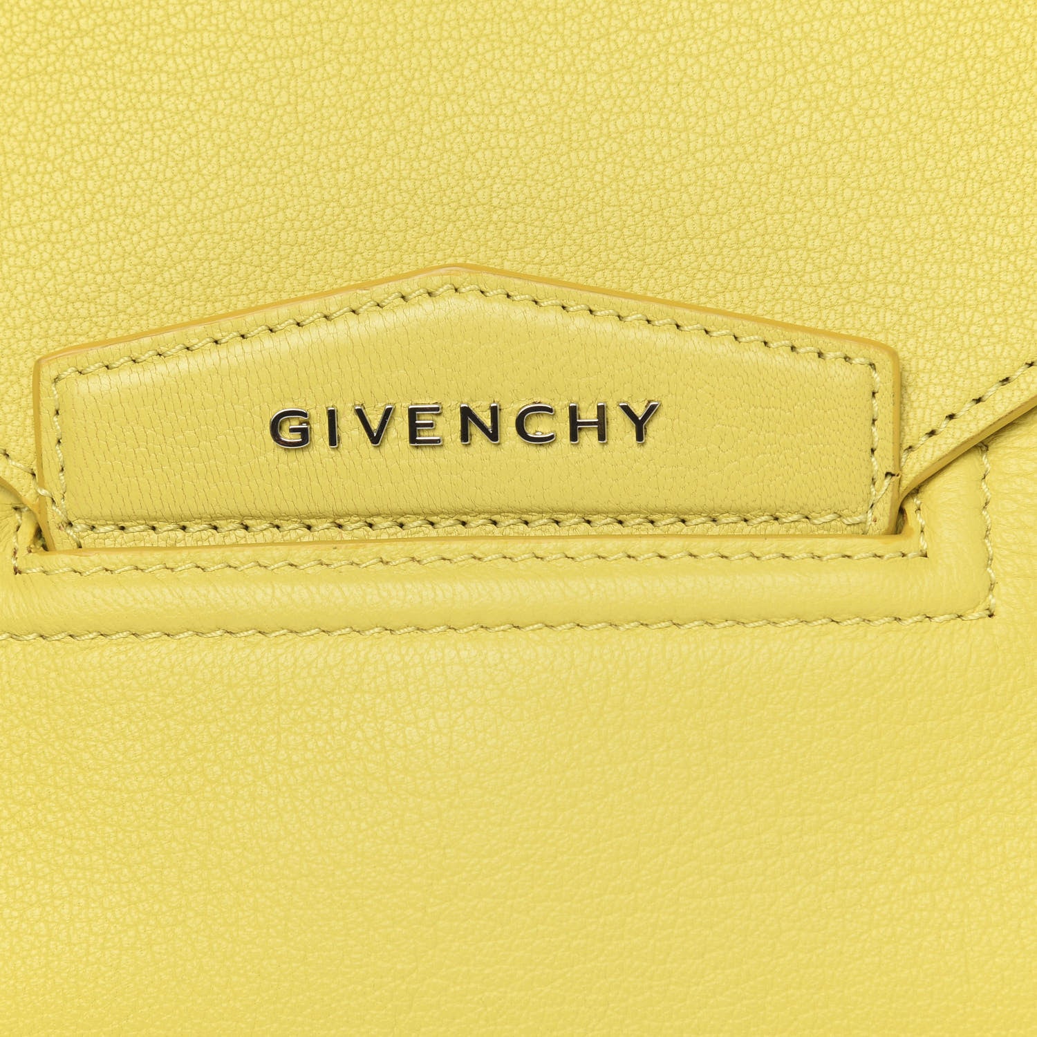 Givenchy Sugar Goatskin Medium Antigona Envelope Clutch Yellow 9 of 10