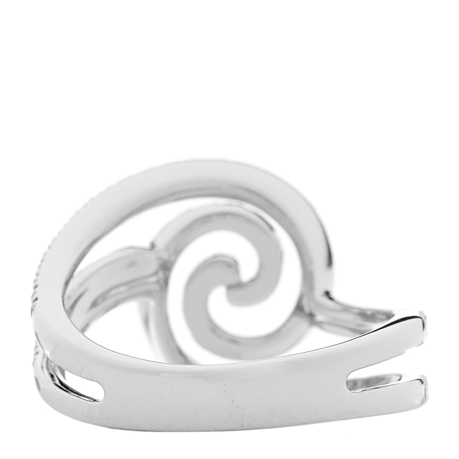 Parker & West by FASHIONPHILE 18K White Gold Diamond 1.20ctw Swirl Ring  61 9.5 4 of 8
