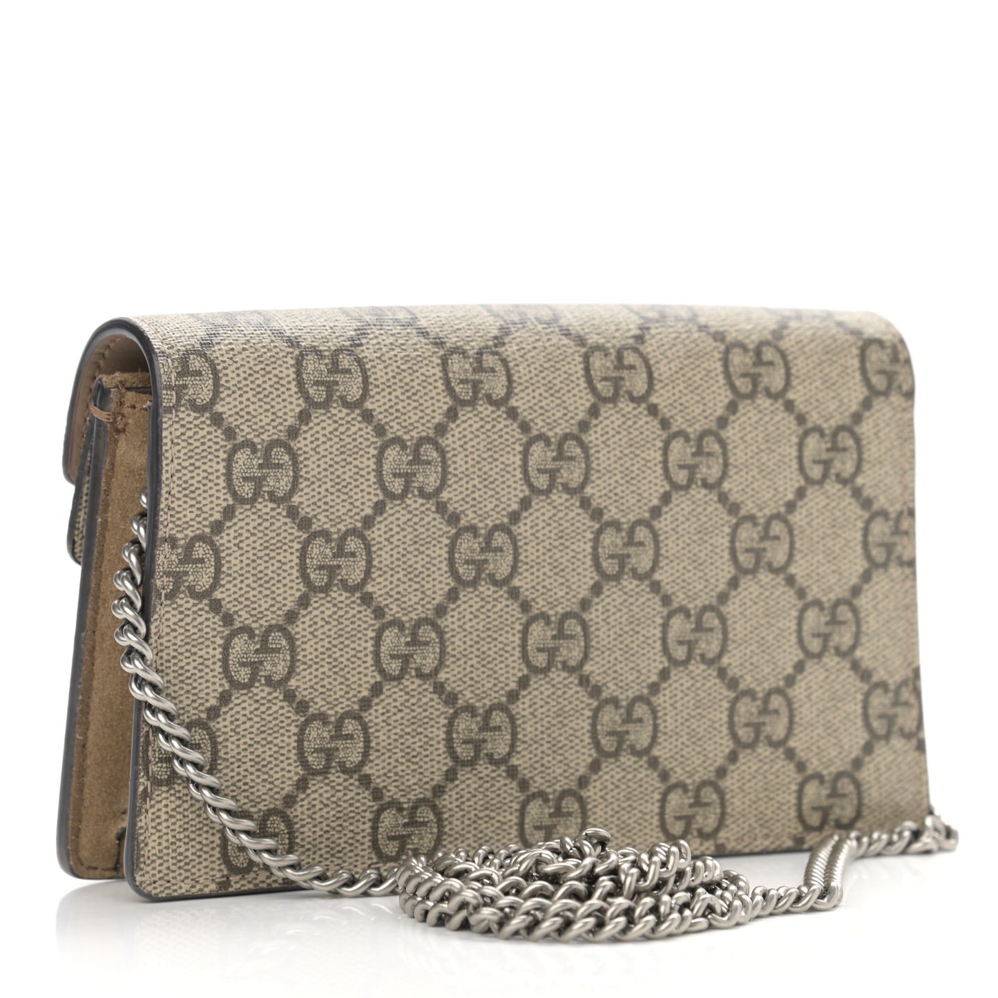 GG Supreme Monogram Super Mini Dionysus Shoulder Bag Taupe