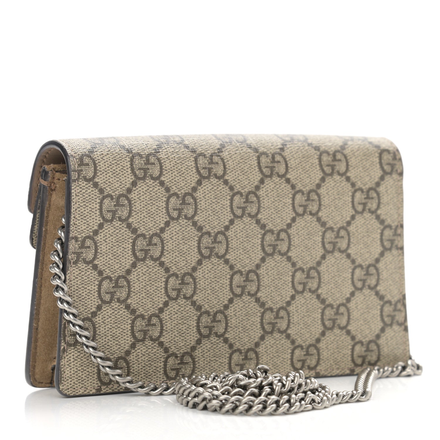 Gucci GG Supreme Monogram Super Mini Dionysus Shoulder Bag Taupe 3 of 11