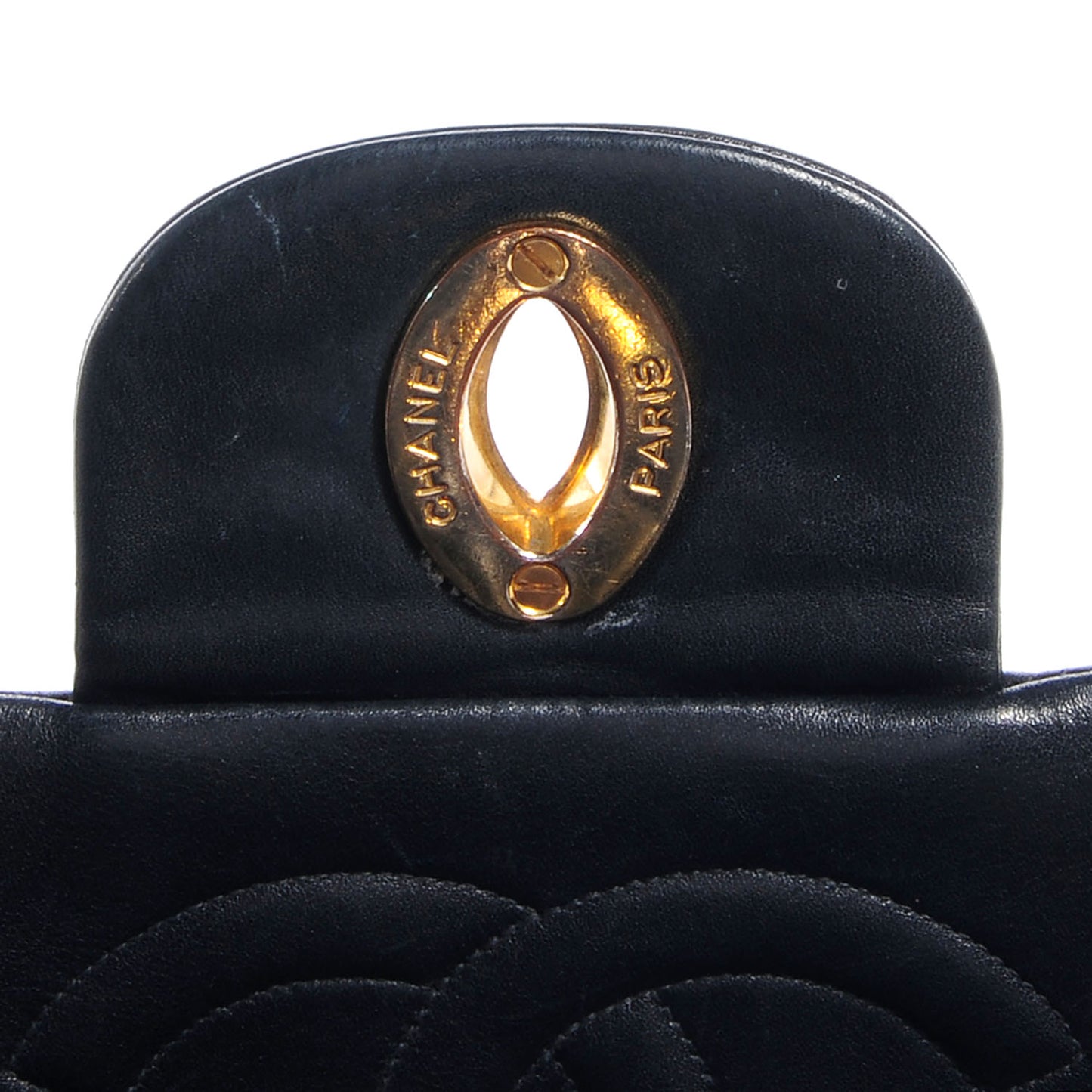 Lambskin XL Jumbo Flap Black