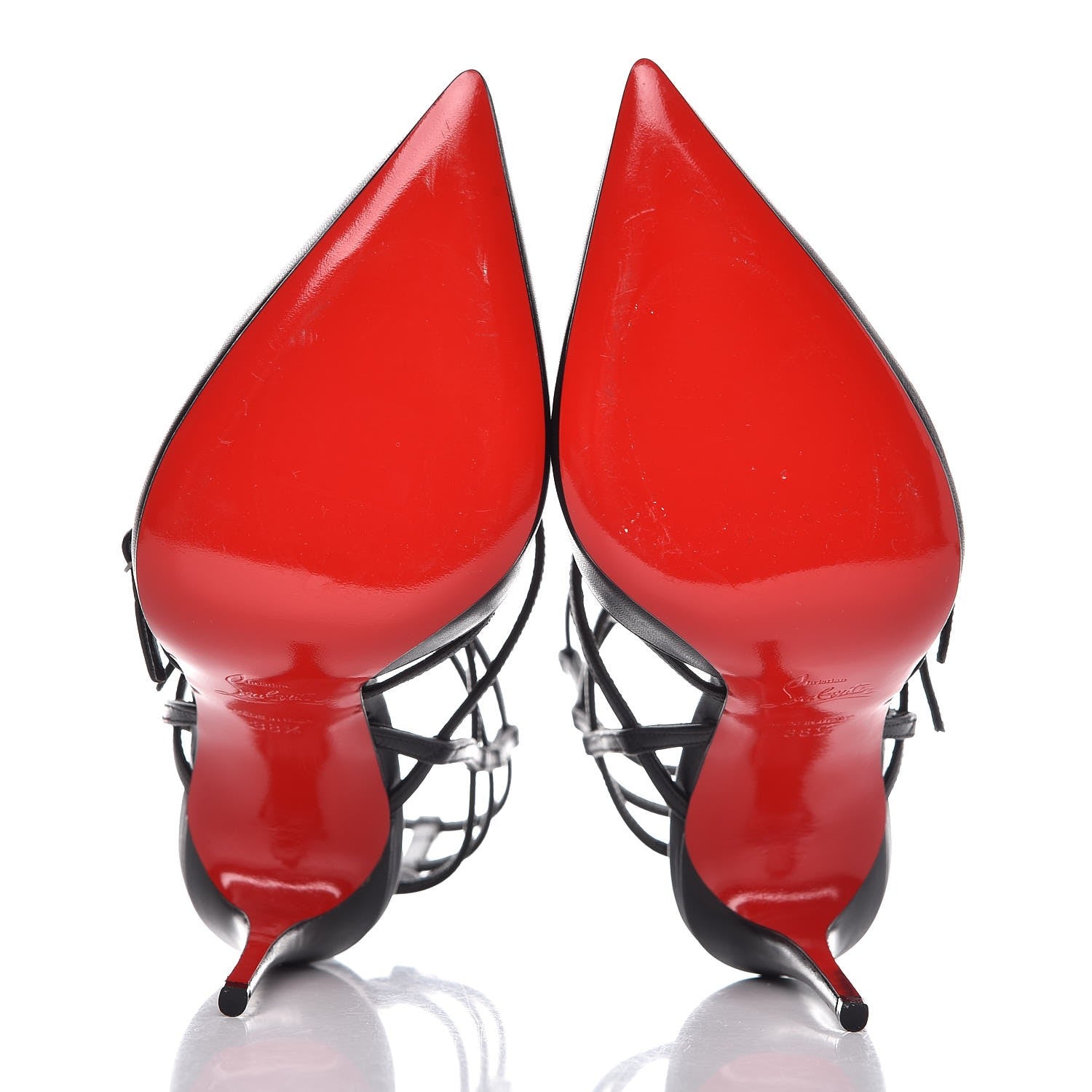 Christian Louboutin Kid Kadreyana 100 Pumps 38.5 Black 5 of 10