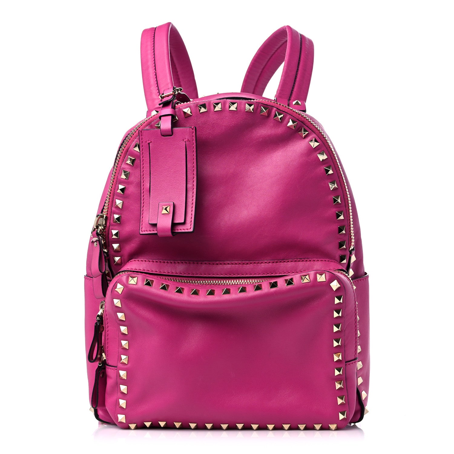 Valentino Garavani Vitello Medium Rockstud Backpack 1 of 12