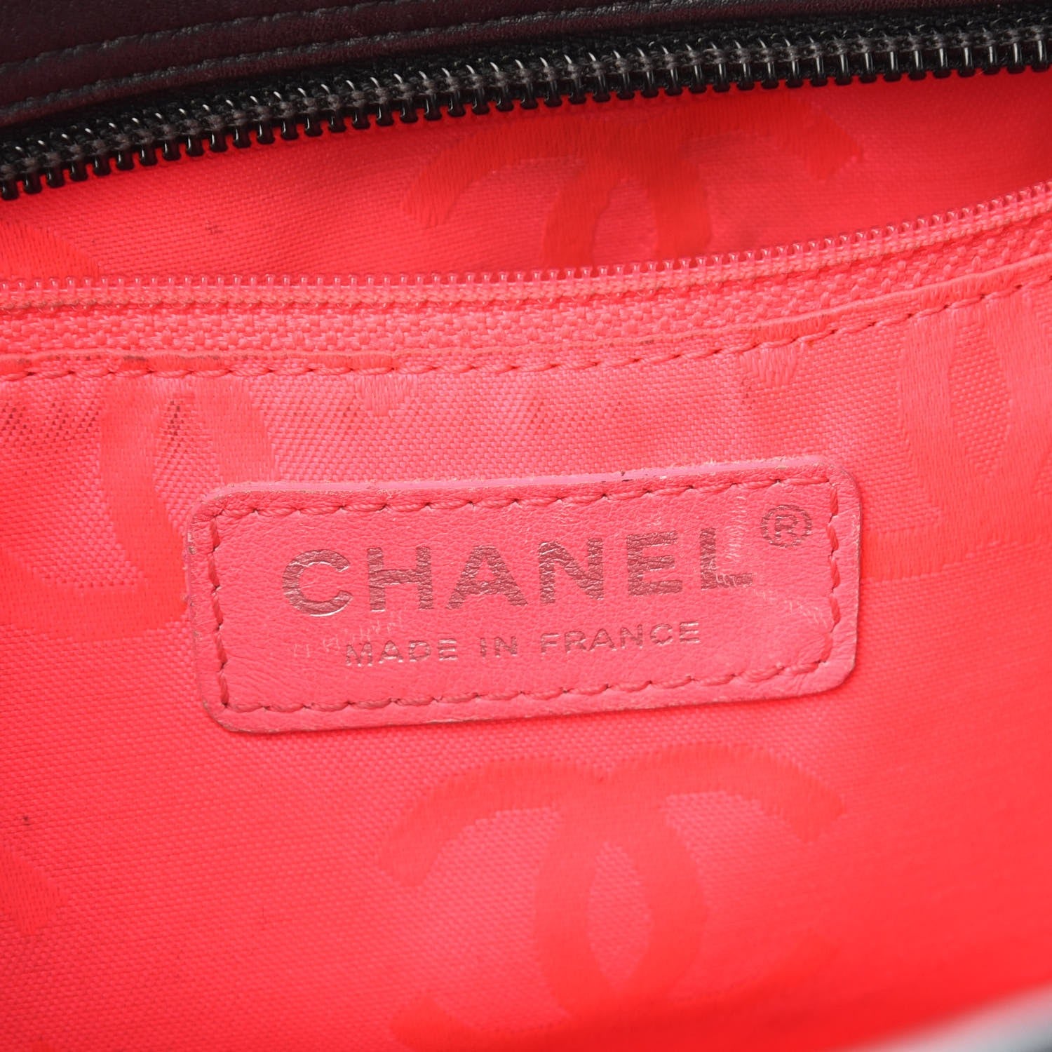 Chanel Calfskin Quilted Large Cambon Bowler Black White 6 of 9