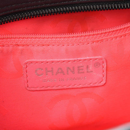 Chanel Calfskin Quilted Large Cambon Bowler Black White 6 of 9