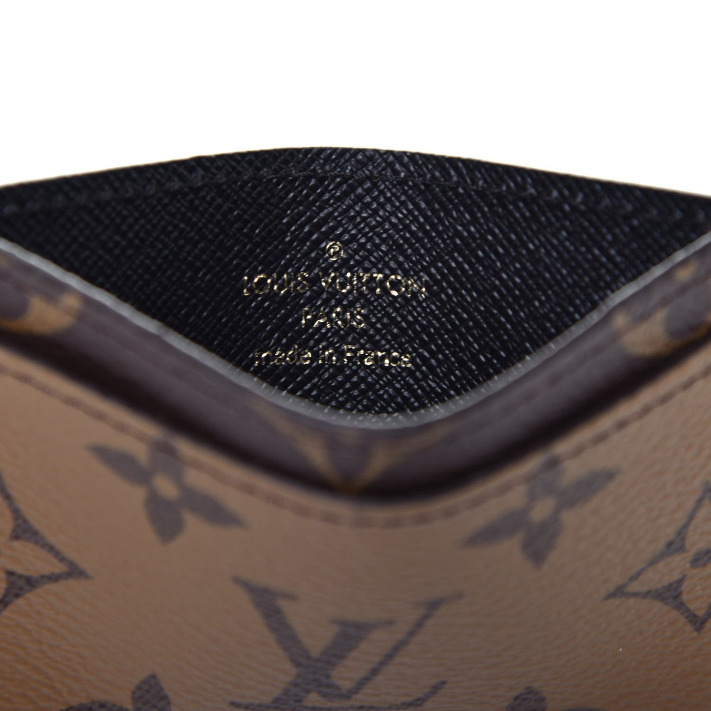 Reverse Monogram Card Holder