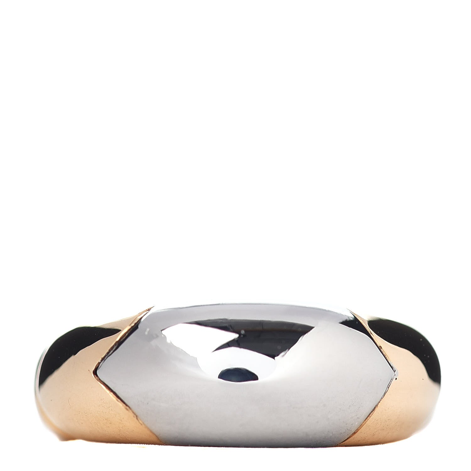 Bulgari 18K Yellow Gold Stainless Steel Celtica Ring 48 4.5 1 of 6